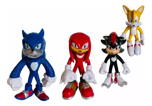 Oferta! Boneco sonic vermelho com 27 cm - Hobbies e coleções