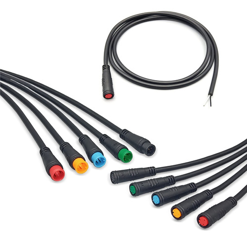 Ezkt Ebike Cable Extensin Julet Hembra Macho 2/3/4/5/6 Pin E