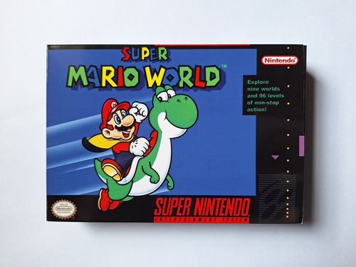 Caixa Reprô Com Berço Super Mario World
