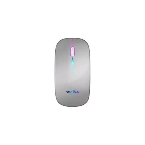 Mouse Óptico Inalámbrico Recargable Led Rgb 2.4ghz Rf-6800