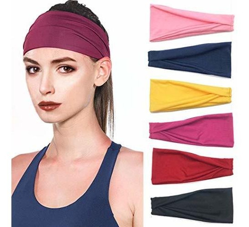 Bohend Fashion Sports Mujeres Diademas Anchas 10 Pack Bandas