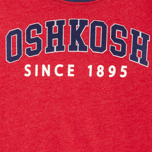 Oshkosh Remera Rojo Manga Corta Logo