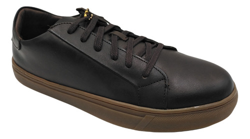 Tenis Para Hombre Zapato Giusto 15210 Cafe Sombreado