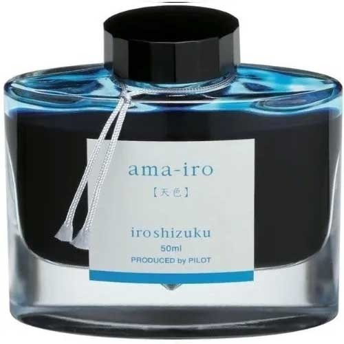 Tinta Para Caneta Tinteiro Pilot Iroshizuku Azul Claro 50ml