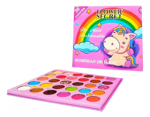 Paleta De Sombra De Ojos, Flower Secret 30 Colores