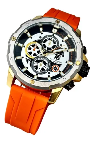 H3589G Reloj T5 para Hombre Análogo Pulsera de Metal 