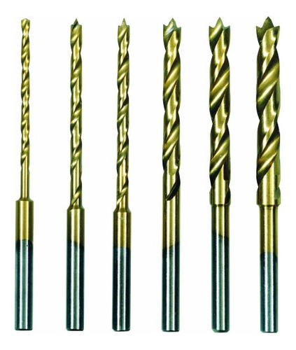 Proxxon 28876 Hss Twist Drill Set Titanium Nitride Coated Wi