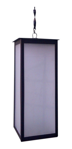 Imagen 2 de 4 de Lampara Farol Techo Colgante 1 Luz Minimalista M2012