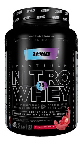 Nitro Whey 1kg Star Nutrition Proteina Creatina Beta Alanina