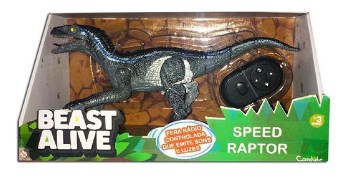 Best Alive Dino Speed Raptor Radio Controle Candide 1126