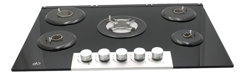 Parrilla A Gas Empotrable Eb 5 Quemadores Acero Eb-486bl Color Plateado