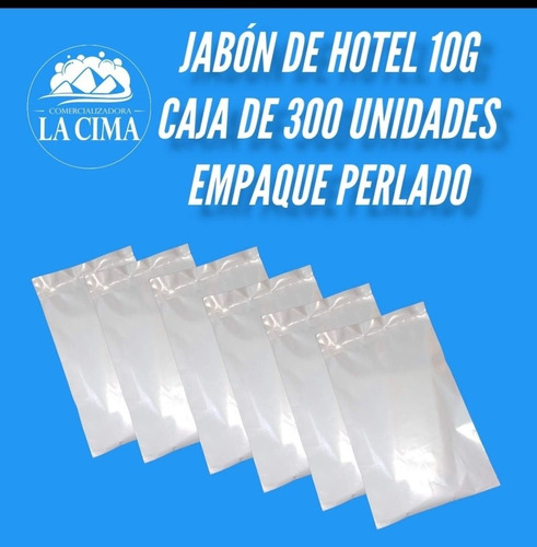 Jabon De Hotel 10g. 300 Jabones