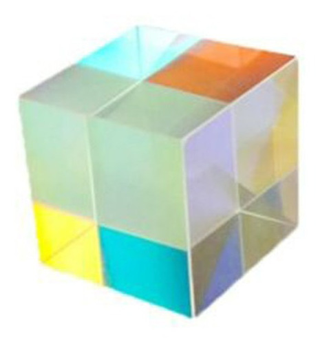 RGB dispersión de seis lados CMY Op-TIC pr-ISM Cubos-Vidrio Óptico Prisma 