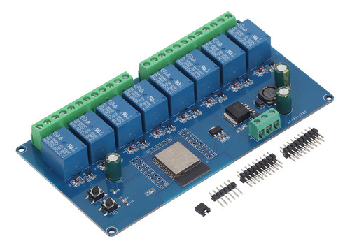 Módulo De Relé De Control Remoto Inalámbrico Esp32 De 8 Cana