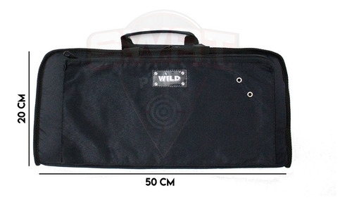 Imagen 2 de 10 de Funda Para Pistola Wild 50 Cm - Estuche Acolchado Premium -
