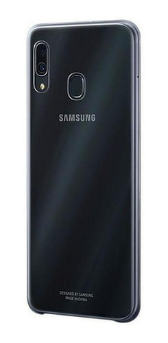 Imagem 5 de 5 de Capa Galaxy A30 Degrade Preta Capinha Case Original Lacrada Samsung