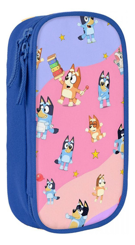 Estuche Para Lápices Cartoon B-blueys Bandit-chilli, Nuevas