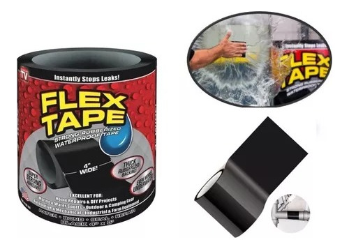 Cinta Flex Tape Resistente Al Agua Fuerte Para Fugas 10cm