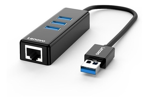 Lenovo High Speed A625 Usb 3.0 A Rj45 Usb Hub 3 Puertos