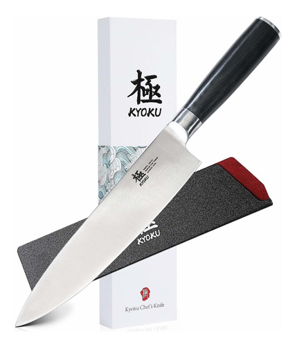 Kyoku Samurai Series Cuchillo De Chef De 8 Pulgadas Acero Ja