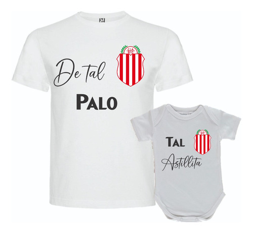 Remera Papá Con Body Bebé Regalo Barracas Central