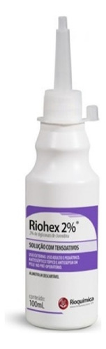 Riohex Clorexidina Degermante  Antisséptico 2% 100ml- Frasco