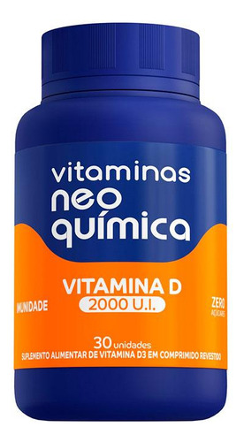 Neo Química Vitamina D 2.000 Ui 30 Comprimidos Revestidos