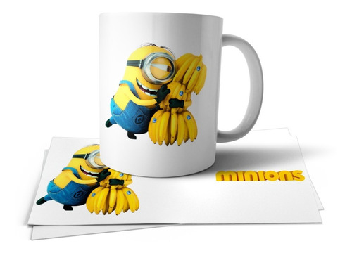 Minions Stuart Banana Chiquita Taza Tu Propio Estilo