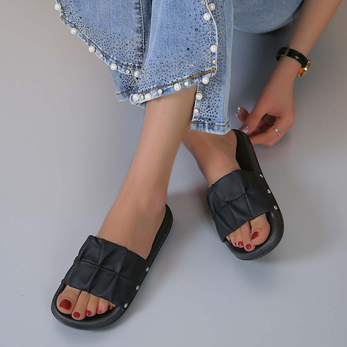 Zapatillas Cómodas De Verano Para Mujer, Playa, Suela Suave