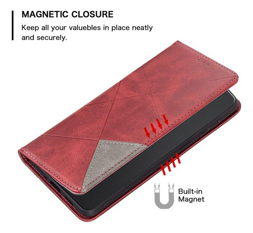 Funda De Cuero Tipo Cartera Para Xiaomi Poco F5 X5 Pro C55 M