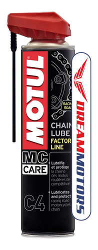 Lubrificante Corrente Moto Road Racing Pista Motul C4 400ml