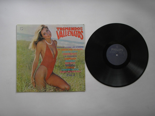 Lp Vinilo Tremendos Vallenatos Vol 2  Edicion Colombia 1982