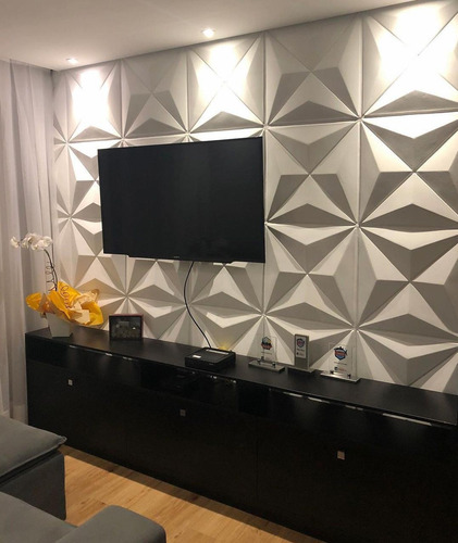 Imagem 8 de 9 de 30 Placas Revestimento 3d Parede Alto Relevo Luxo Decoracao