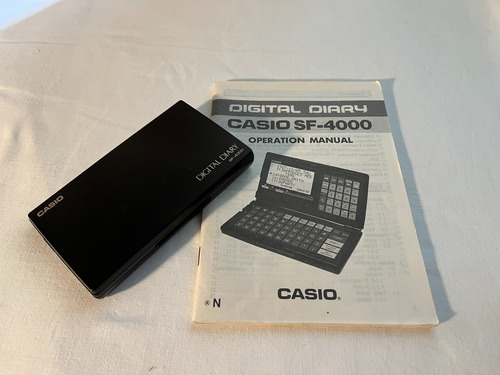 Agenda Eletrônica Casio Digital Diary Sf-4000 Com Manual