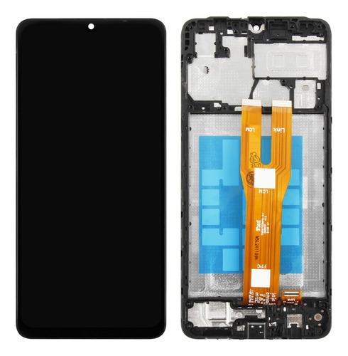 Srjtek Pantalla C/marco ( A A A) Para Samsung A06 Sm-a065f Color Negro