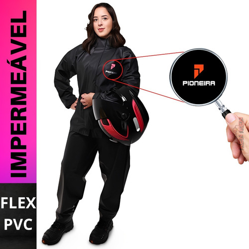 Capa Chuva Moto Impermeavel Pioneira Storm Feminino