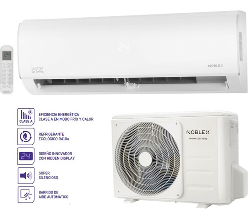 Aire Acondicionado Split Inverter Frio Calor Noblex 3000