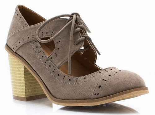 Zapatos Maryjane Suede Nude Imp. Usa