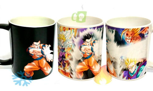 Tazón Goku, Tazon Magico, Dragon Ball, Ultra Instinto, Taza 