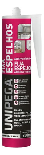 Selante Pu Fixa Espelho Branco 280ml Unipega