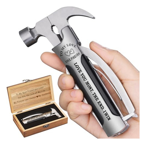 Veitorld Todo En One Tools Mini Hammer Multitool, Regalos Ún