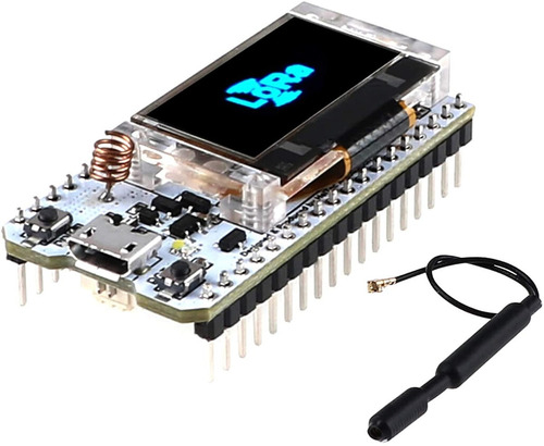 Imagen 1 de 2 de Nodemcu Modulo Esp32 + Lora + Oled 0.96 Wifi Bluetooth
