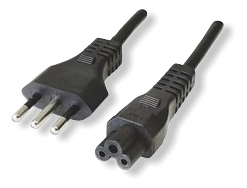 Cable Fuente Poder Tipo Trebol Pc Cargador 1.5mt