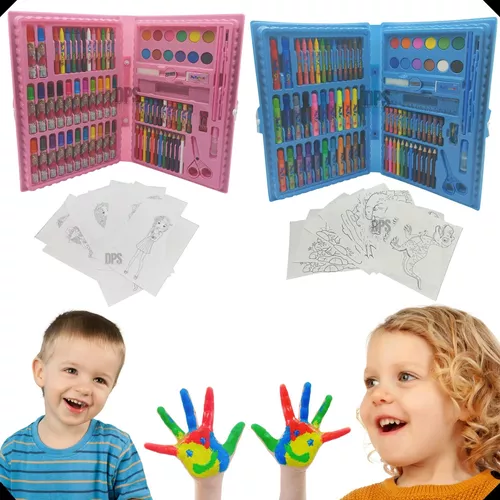 Kit desenho e pintura infantil: 6 conjuntos para exercitar a criatividade