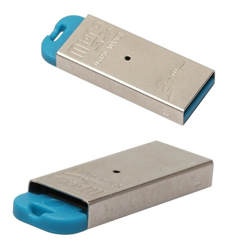 Leitor Usb Cartão Micro Sd Classe 10 Ou 04 Adaptador Metal