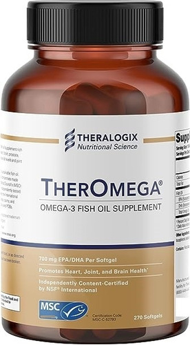 Theralogix Theromega Omega 3 Salud Cardiaca 270 Capsulas 