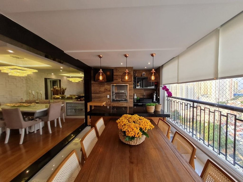 Imagem 8 de 30 de Apartamento Na Vila Rosália, Condomínio Sólon, 137m², 3 Dormitórios, 1 Suíte, 2 Vagas. - Ap0520