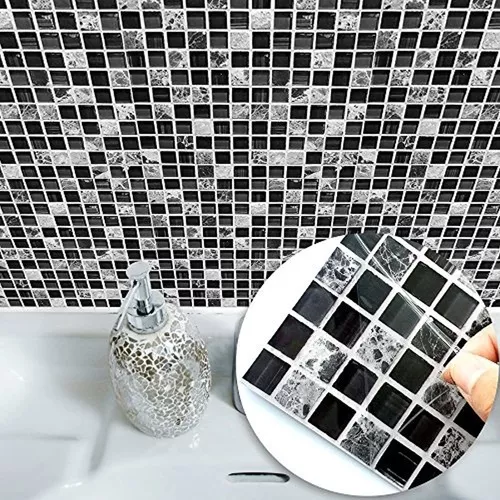 Azulejos adhesivos antimoho para pared, de Tic Tac Tiles