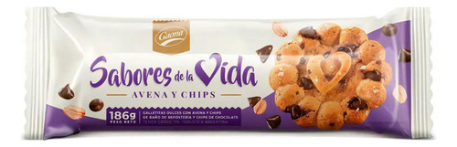 Galletitas Gaona Sabores De La Vida Avena Y Chips X 186 Gr