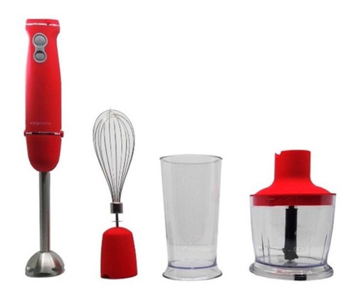Imagen 1 de 2 de Mixer Kanjihome Kjh-bl1000hb02 Rojo 1000w